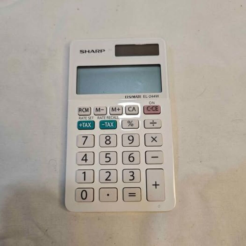 Sharp Elsimate EL-244W Calculator